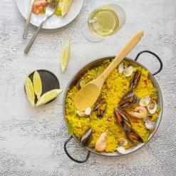 Null Paella-Pfanne VALENCIANA D: 38cm - Stahl Poliert - Zwei Griffe -Bartscher Verkäufe 0936a68f 9114 486b b584 89ed2407daef