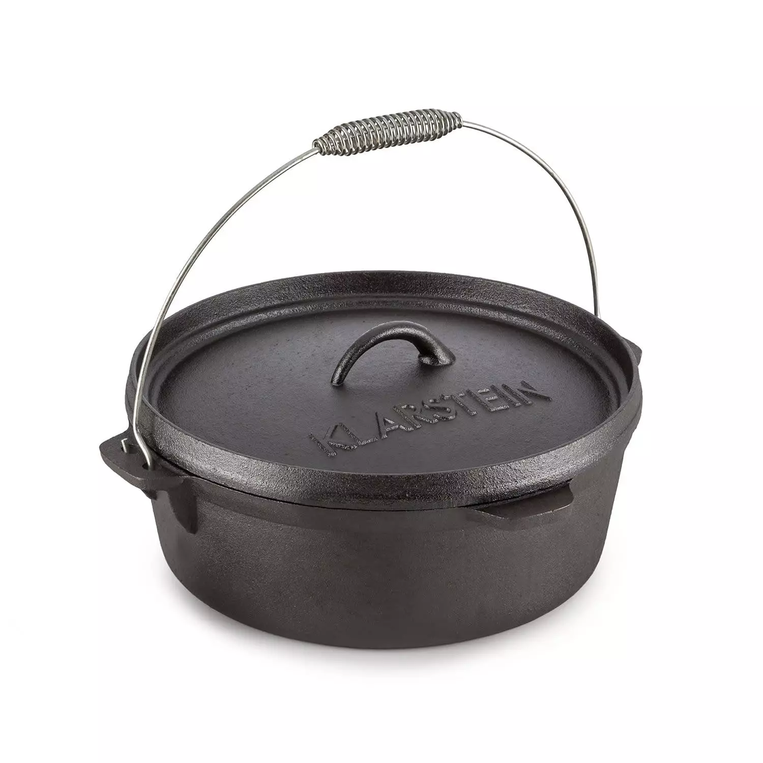 Klarstein Hotrod 145 Dutch Oven BBQ-Topf 12 Qt / 11,4 Liter Gusseisen Schwarz Schwarz 5 Klarstein Hotrod 145 Dutch Oven BBQ-Topf 12 Qt / 11,4 Liter Gusseisen Schwarz Schwarz – Bild 3