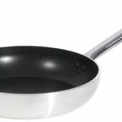 2x Contacto Bratpfanne Antihaft, Serie 6100 ALU, Aluminium, Durchmesser: 20 Cm, Höhe: 4 Cm, Stiellänge: 17 Cm