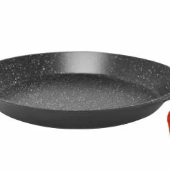 Null Aluguss Paellapfanne Pfanne Paella Ø36cm Induktion Silikongriffe Bratpfanne