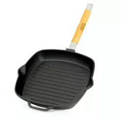 Klarstein Retinta Grill- Und Steakpfanne Eckig Gusseisen Voreingebrannt Holzgriff Schwarz -Bartscher Verkäufe 2c2e72c9 c7cf 412f a79b 49bd254fc5ad 1