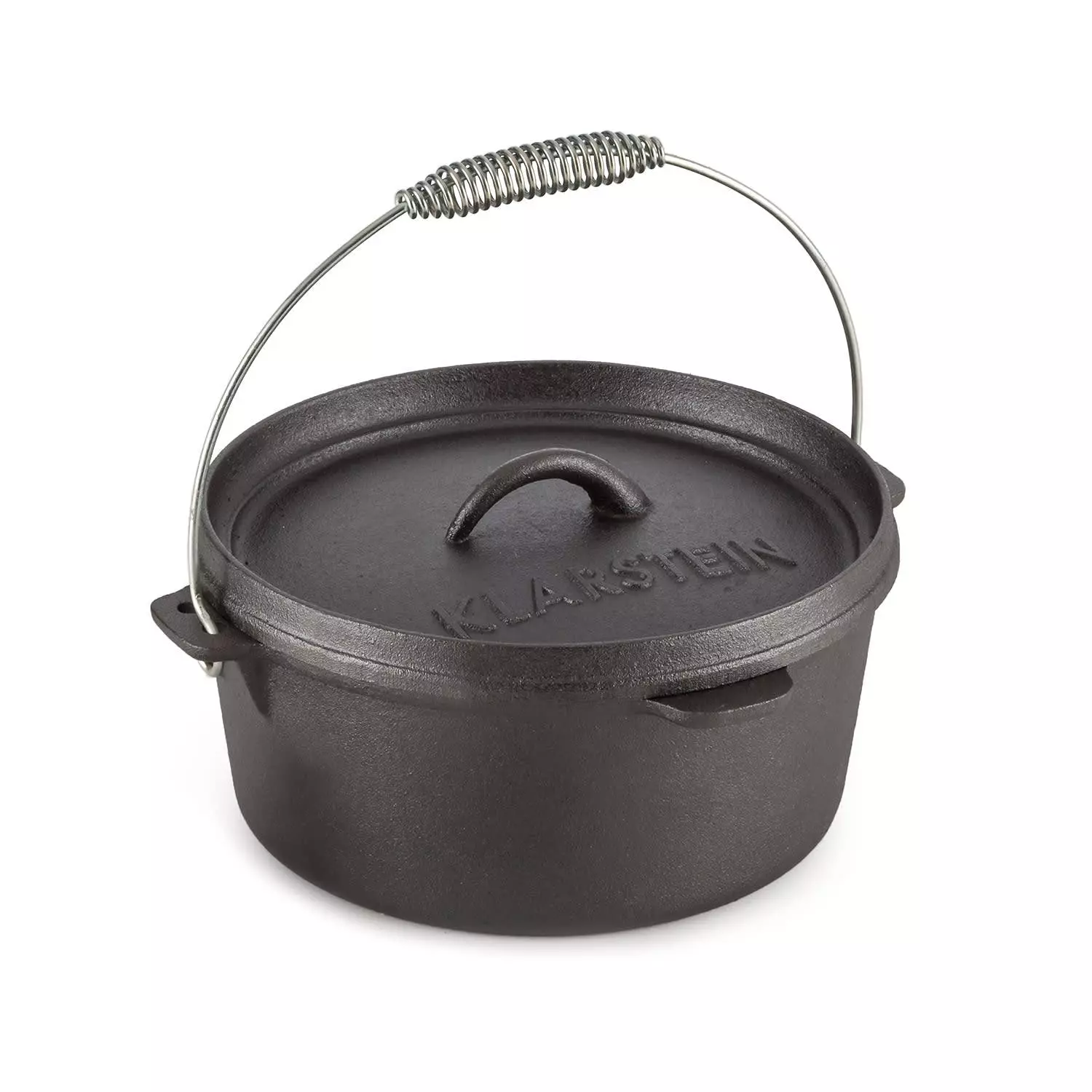 Klarstein Hotrod 145 Dutch Oven BBQ-Topf 12 Qt / 11,4 Liter Gusseisen Schwarz Schwarz 4 Klarstein Hotrod 145 Dutch Oven BBQ-Topf 12 Qt / 11,4 Liter Gusseisen Schwarz Schwarz – Bild 2