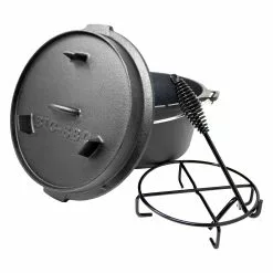 Klarstein Galloway Dutch Oven 6.0 BBQ-Topf Gusseisen Voreingebrannt Größe M / 6 Qt Schwarz -Bartscher Verkäufe 32e9e7cb ee25 427c a1b7 5a7e2b225335