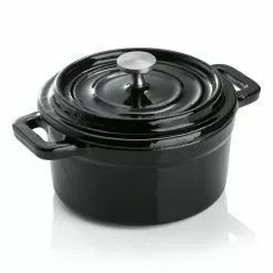 Was-germany WAS Germany - Cocotte, 12,5 X 9,5 X 6,5 Cm, Schwarz, Gusseisen Emailliert (3525122) -Bartscher Verkäufe 35146ce4 8f9b 47b5 b3f8 069412a23f3a 2