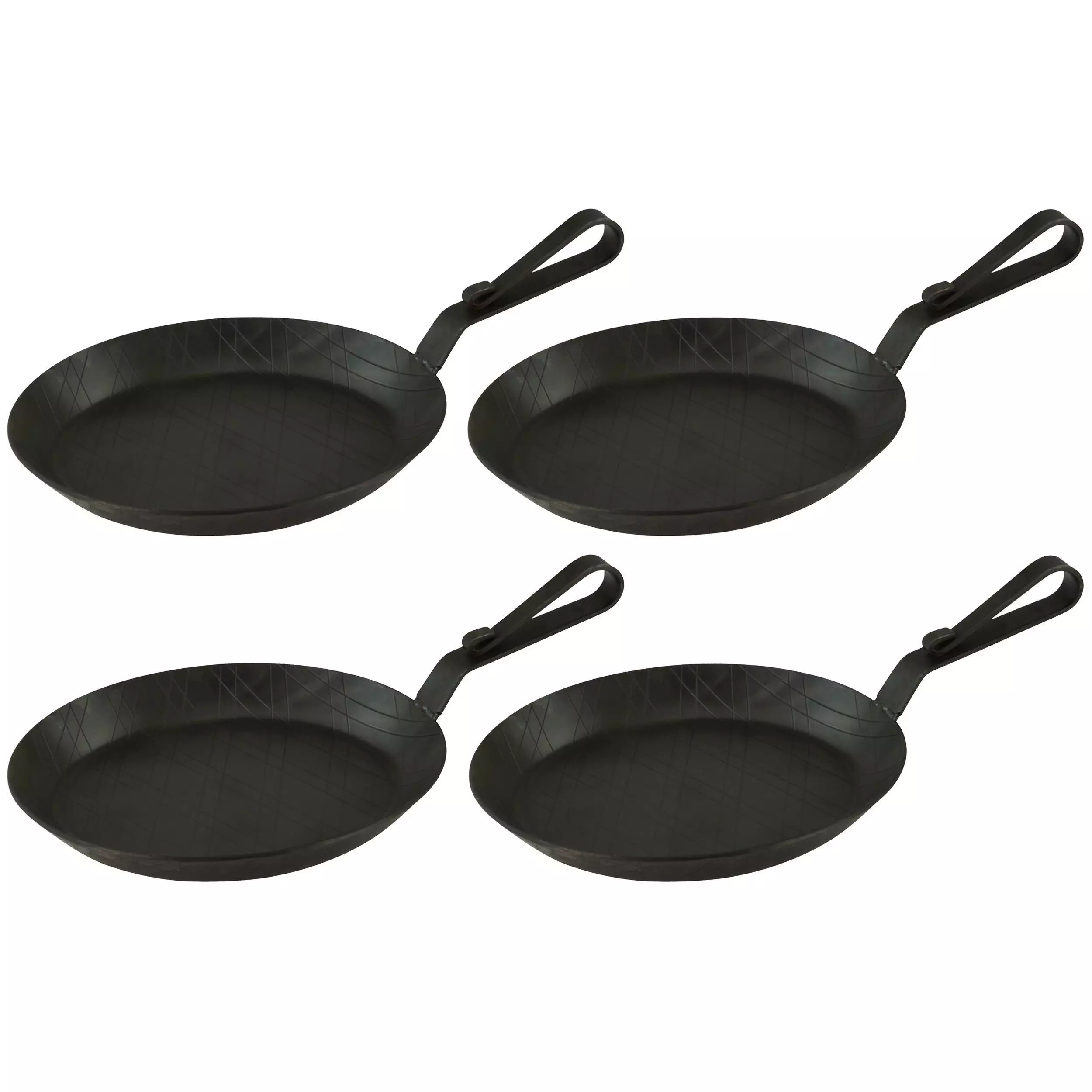 Gvk-eco Servierpfanne Aus Schmiedeeisen Mit Gebogenem Hakenstiel Ø 24 Cm 4 Stück 3 Gvk-eco Servierpfanne Aus Schmiedeeisen Mit Gebogenem Hakenstiel Ø 24 Cm 4 Stück