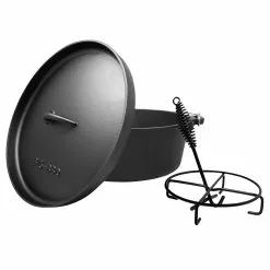 Klarstein Galloway Dutch Oven 4.5 BBQ-Topf Gusseisen Voreingebrannt Größe S / 4.5 Qt Schwarz -Bartscher Verkäufe 5511a5ae 4233 444f af36 12f0f34d53be 1