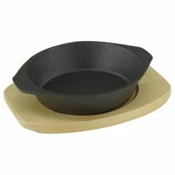 Gvk-eco Servierpfanne Mit Holzuntersetzer Oval24 X 17 X 2 Cm Gusseisen 1 Stück Im Set -Bartscher Verkäufe 64fbec57 73c4 4549 a522 a23a8c1e91aa