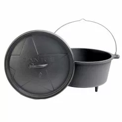 Klarstein Guernsey Premium Dutch Oven 9.0 BBQ-Topf Gusseisen Standfüße Größe L / 9 Qt Schwarz -Bartscher Verkäufe 848af9aa 0a65 4634 86fd 567bb473064d 1