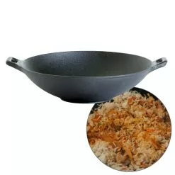 Null Wok Aus Gusseisen Mit 2 Griffen Bratpfanne D: 37cm Asiawok Wokpfanne Bratpfanne -Bartscher Verkäufe 8886a2f2 9518 4c9a 8761 85c423b0fa52