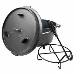 Klarstein Guernsey Premium Dutch Oven 4.5 BBQ-Topf Gusseisen Standfüße Größe S / 4.5 Qt Schwarz -Bartscher Verkäufe 8a5c73e4 53d4 42e1 b289 67a3ef24ad6b