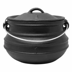 Klarstein Beefalo Potjie Schmortopf Größe S Gusseisen Rund Deckel 3 Liter Schwarz