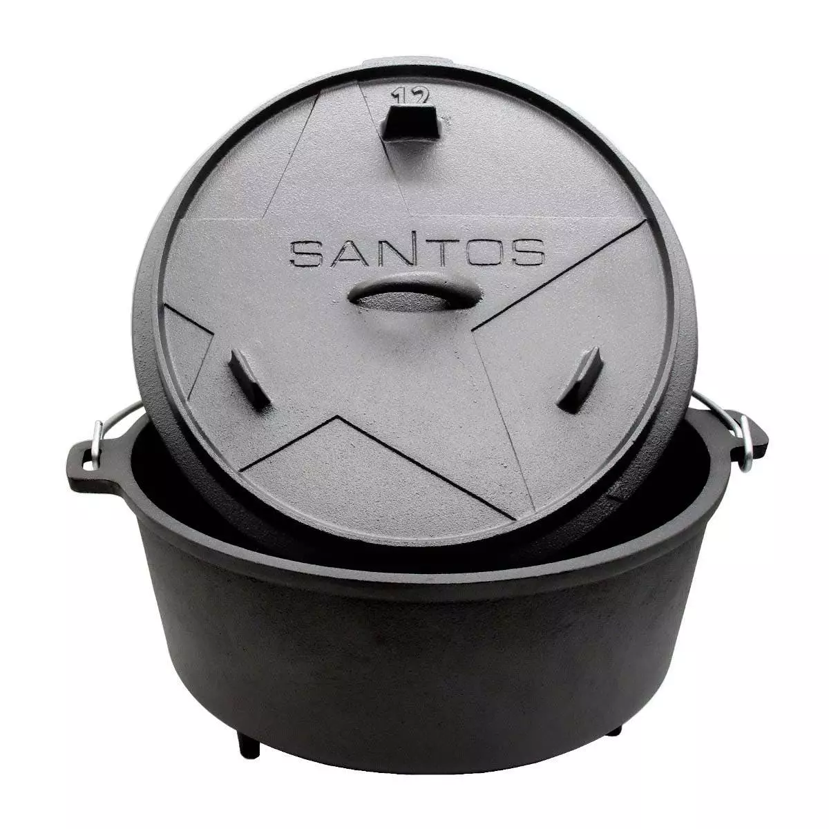 Null BBQ-Nerd© Dutch Oven "Starter" 10,7L Mit Füßen | Bereits Eingebrannt | Gusseisen Feuertopf, Bräter Mit Deckel Inkl. Deckelheber 9 Null BBQ-Nerd© Dutch Oven "Starter" 10,7L Mit Füßen | Bereits Eingebrannt | Gusseisen Feuertopf, Bräter Mit Deckel Inkl. Deckelheber – Bild 7