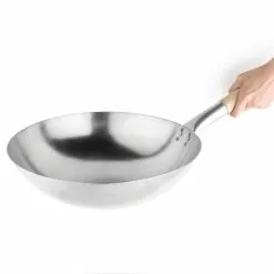 Vogue Stahl Wok Runder Boden 35,5cm -Bartscher Verkäufe c55cfeeb a9f3 4b95 81e2 c963effb0e94