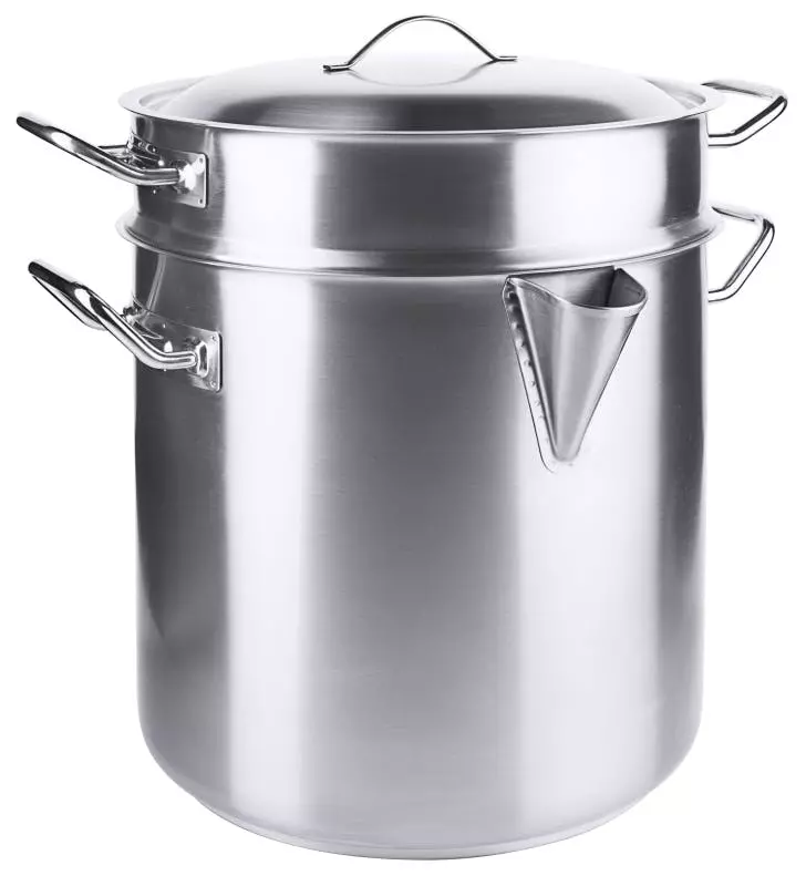 Null Gemüsesieder Dampfgareinsatz Topf Dämpfkorb Für Gemüse 14-24 Cm Aus Edelstahl 7 Null Gemüsesieder Dampfgareinsatz Topf Dämpfkorb Für Gemüse 14-24 Cm Aus Edelstahl – Bild 5