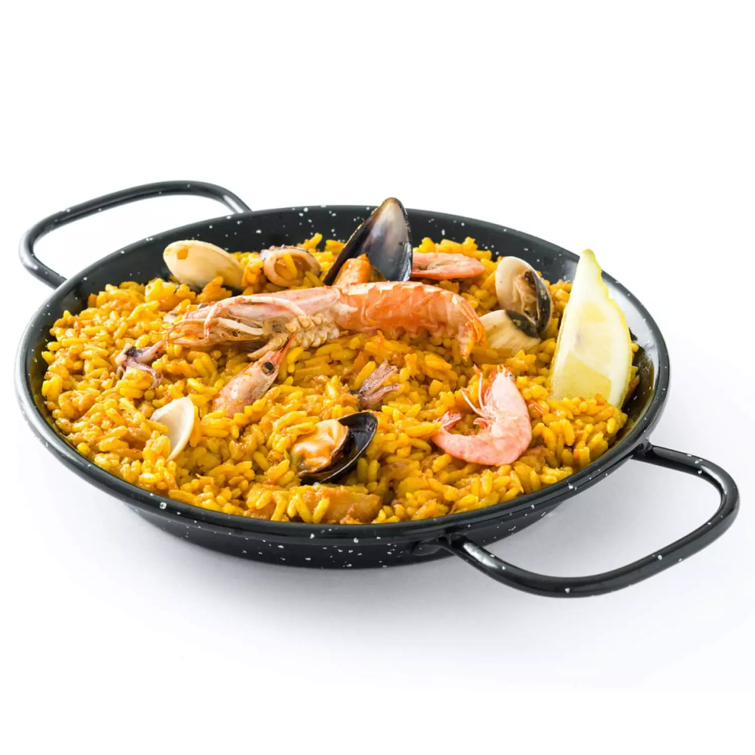 Null Paella-Pfanne VALENCIANA D: 38cm - Stahl Emailliert - Zwei Griffe 8 Null Paella-Pfanne VALENCIANA D: 38cm - Stahl Emailliert - Zwei Griffe – Bild 6