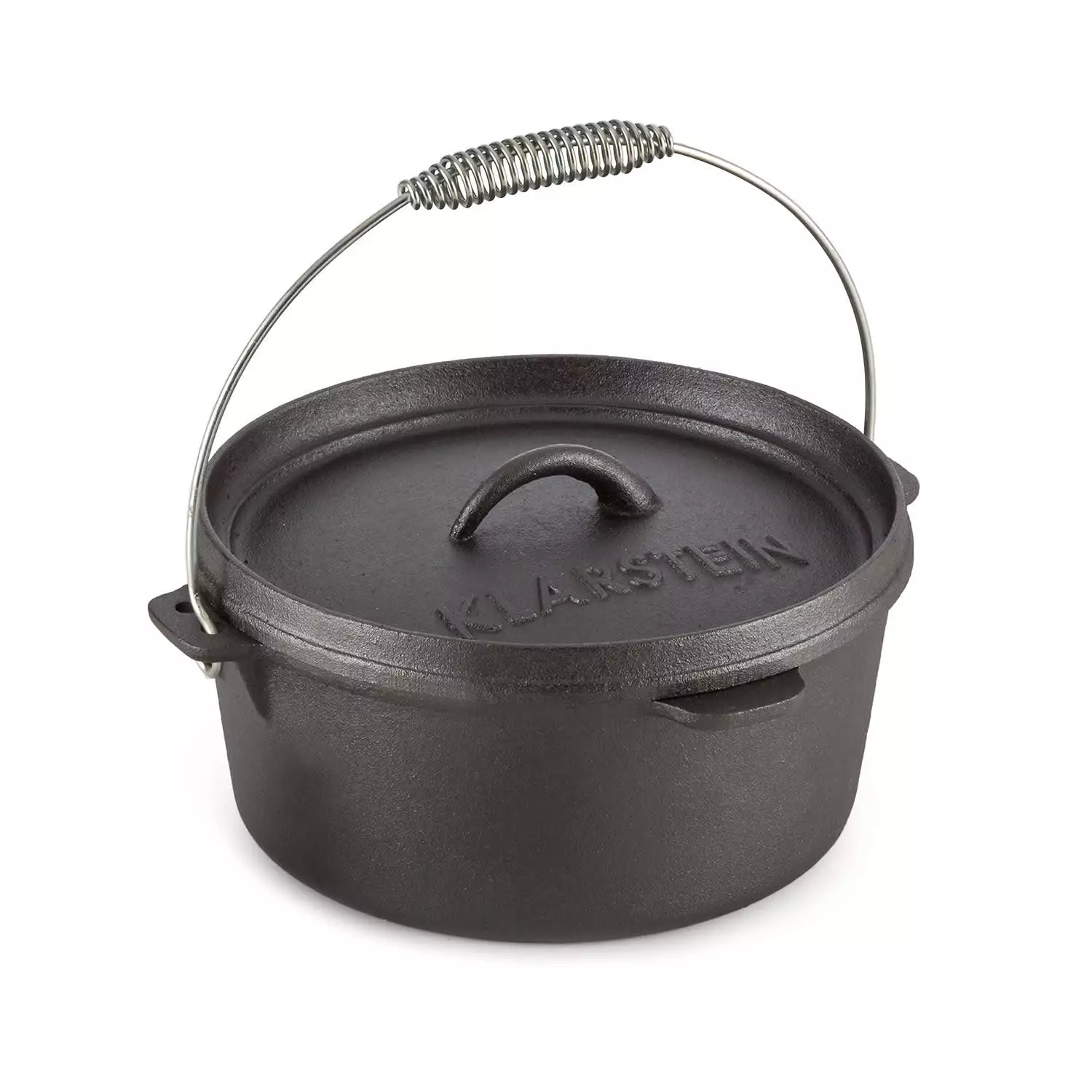 Klarstein Hotrod 145 Dutch Oven BBQ-Topf 12 Qt / 11,4 Liter Gusseisen Schwarz Schwarz 6 Klarstein Hotrod 145 Dutch Oven BBQ-Topf 12 Qt / 11,4 Liter Gusseisen Schwarz Schwarz – Bild 4
