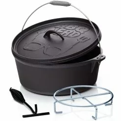 Null BBQ-Nerd© Dutch Oven "Starter" 10,7L Mit Füßen | Bereits Eingebrannt | Gusseisen Feuertopf, Bräter Mit Deckel Inkl. Deckelheber 10 Null BBQ-Nerd© Dutch Oven "Starter" 10,7L Mit Füßen | Bereits Eingebrannt | Gusseisen Feuertopf, Bräter Mit Deckel Inkl. Deckelheber -Bartscher Verkäufe d148a382 13f9 4e92 bbf4 4f710b5588c3 1