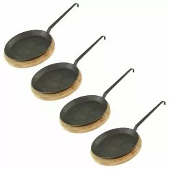 Gvk-eco Schmiedeeiserne Brat- Und Servierpfanne 1 Stück Ø 24 Cm Mit Hakenstiel Inklusive Servierbrett -Bartscher Verkäufe dcadffa4 c830 431f b46b fe0007fef6f9 2