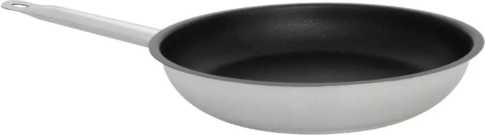 Null Tomy Antihaft-Bratpfanne Aus Edelstahl Mit Gekapseltem Alu 3,6 Liter 280 X H 50 Mm Für Alle Herdtypen 5 Null Tomy Antihaft-Bratpfanne Aus Edelstahl Mit Gekapseltem Alu 3,6 Liter 280 X H 50 Mm Für Alle Herdtypen – Bild 3