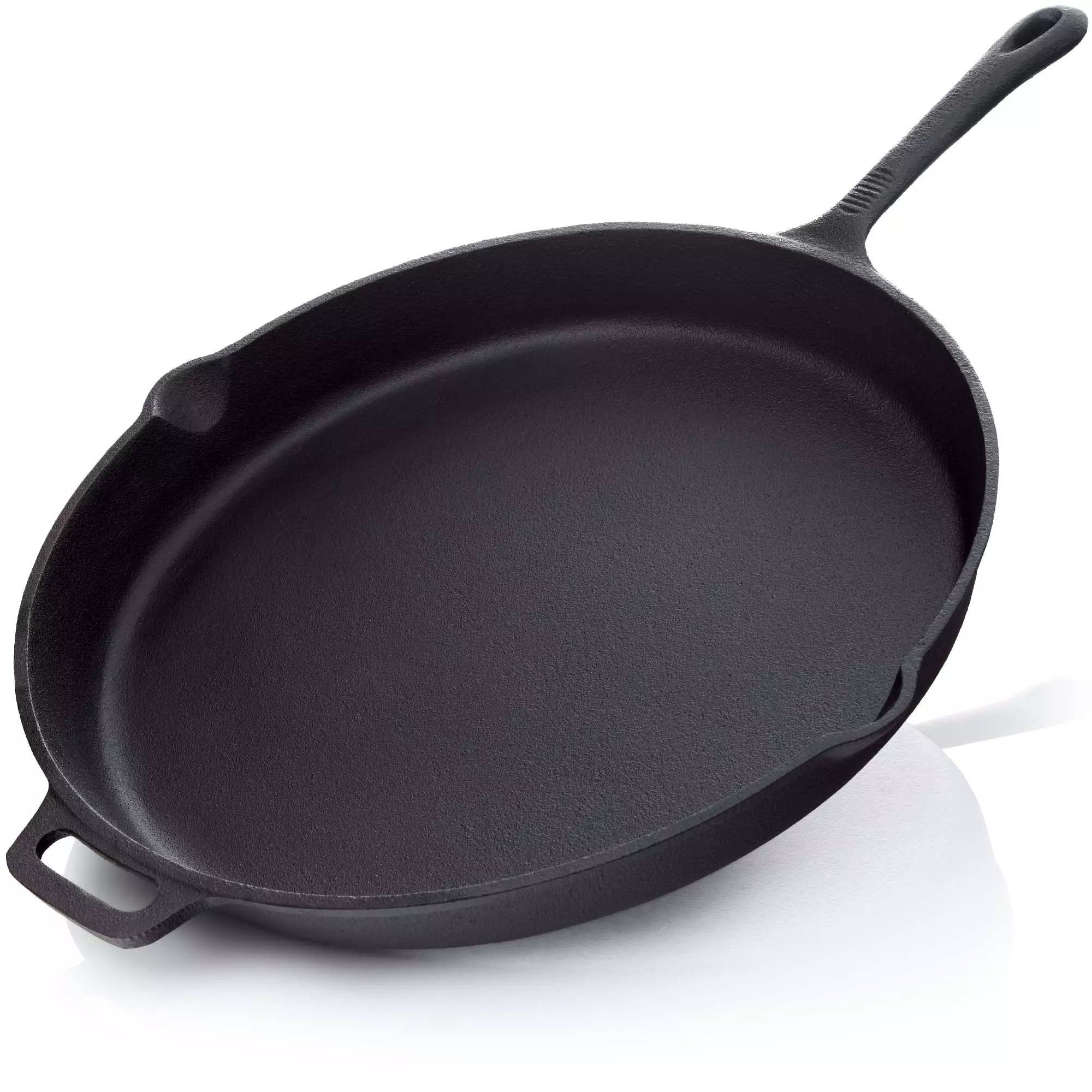 Null BBQ-Nerd© Grillpfanne Ø 20 Cm 1800g Mit Ausgießer Und Griff | Gusseisenpfanne Zum Grillen, Rösten, Anbraten | Antihaft-Pfanne Feuerpfanne 4 Null BBQ-Nerd© Grillpfanne Ø 20 Cm 1800g Mit Ausgießer Und Griff | Gusseisenpfanne Zum Grillen, Rösten, Anbraten | Antihaft-Pfanne Feuerpfanne – Bild 2