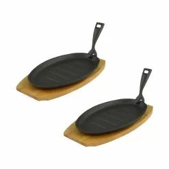 Gvk-eco Servierpfanne In Rinderform Aus Gusseisen Mit Holzuntersetzer 4 Stück Im Set -Bartscher Verkäufe ff0783dc 2a65 430e 8f63 75f24916ef9b